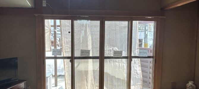 リフォーム　和室　内窓（インプラス）　断熱工事